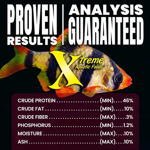 Miniatura 7 de Xtreme Beef Heart Flakes - Alto contenido en proteínas, rico en nutrientes para peces tropicales y de agua dulce, apoya el crecimiento, mejora
