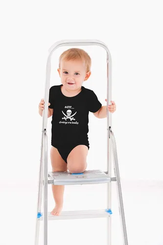 Miniatura 15 de AW Fashions Arrr Change Me Booty - Body divertido y adorable para recién nacido, ropa de bebé a la moda