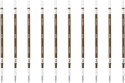 Miniatura 23 de Zebra BRNJK5BK - Recambio para bolígrafo, Sarasa, NJK-0.5, negro, 10