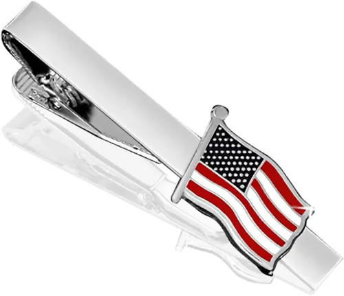 Miniatura 29 de Tie Clips for Men, Tie Clip, Tie Bar, Tie Bars for Men, Silver Tie Tack Pins Unique, Mens Lapel Pins for Suits Shirts, Neck Tie Clasps for Women
