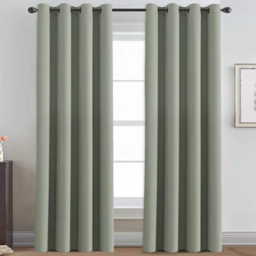 Miniatura 63 de H.VERSAILTEX - Cortinas blackout con aislamiento térmico y ojales en la parte superior, para patios, puertas correderas y división de habitaciones