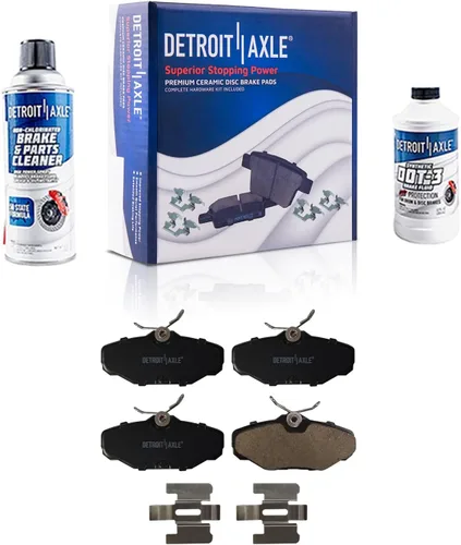 Miniatura 12 de Detroit Axle - Zapatas de freno traseras para Chevrolet Aveo Aveo5 Spark Pontiac G3 Suzuki Swift+ Reemplazo de zapatas de freno semimetálicas