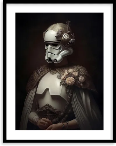 Miniatura 39 de Láminas de Arte de Retratos Victorianos de Star Wars - Impresión de Arte Fino Giclée Premium - Decoración de Pared Steampunk Estética, Póster Darth