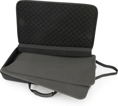 Miniatura 8 de CASEMATIX Funda de viaje para controlador de DJ compatible con Hercules Inpulse 500 - Funda rígida para mezclador de DJ con correa