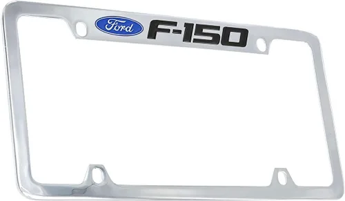 Miniatura 7 de Ford Marco para matrícula F-150 (2 agujeros/latón, negro/ancho)