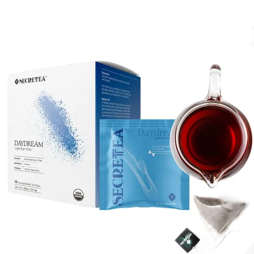 Miniatura 10 de Té suelto Pu-erh de cacao orgánico I POWERFUL Detox Immune I Heart & Digestion Support, paquete a granel de 12 oz Por T SECRETEA, Treasure Box