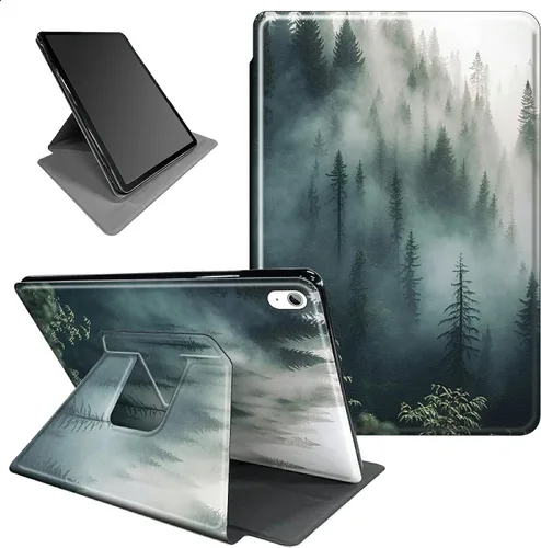 Miniatura 127 de Funda para iPad mini 6 para iPad mini 6ª generación 8.3 pulgadas 2021 360 grados giratorio soporte ligero cubierta inteligente protectora