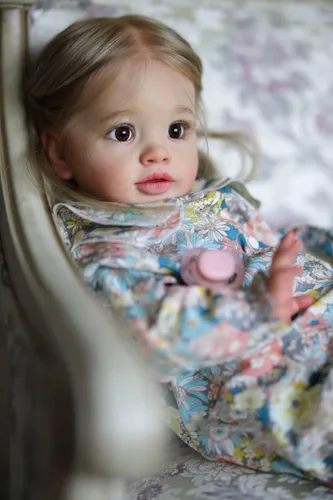 Miniatura 3 de Angelbaby Muñeca de bebé recién nacida de vida real, reborn, niña de 26 pulgadas, grande, linda, realista, muñeca de bebé recién nacida, de silicona