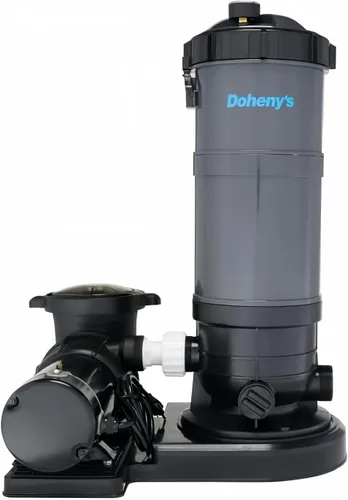 Doheny's Pool Pro - Depósito de filtro de cartucho para piscinas sobre el suelo | Filtro de 25 pies cuadrados solo | Cartucho no tejido extragrande