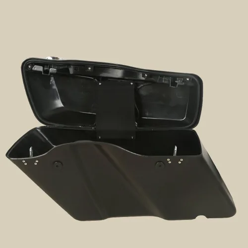 Miniatura 7 de Alforjas duras de color negro mate para Harley Touring FLT, FLHT, FLHTCU, FLHRC, Road King, Road Glide, Street Glide, Electra Glide, Ultra-Classic