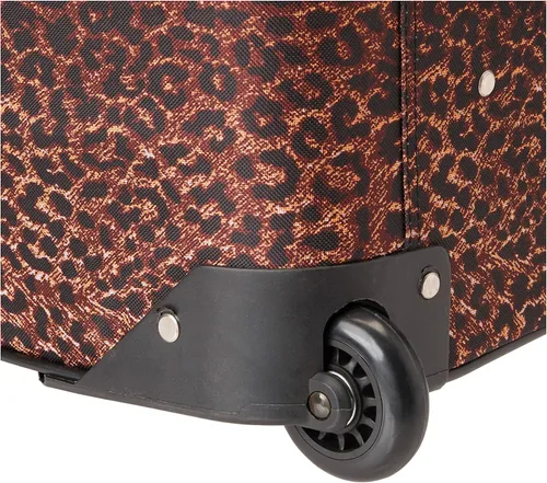 Miniatura 3 de Rockland Vara Softside - Equipaje vertical, leopardo rosa, juego de 3 piezas (202228), Pink Leopard, Vara Softside Juego de equipaje vertical de 3