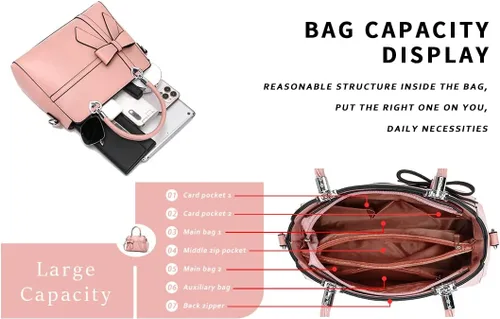 Miniatura 3 de JHVYF Carteras y bolsos de mano para mujer, bolsos de hombro