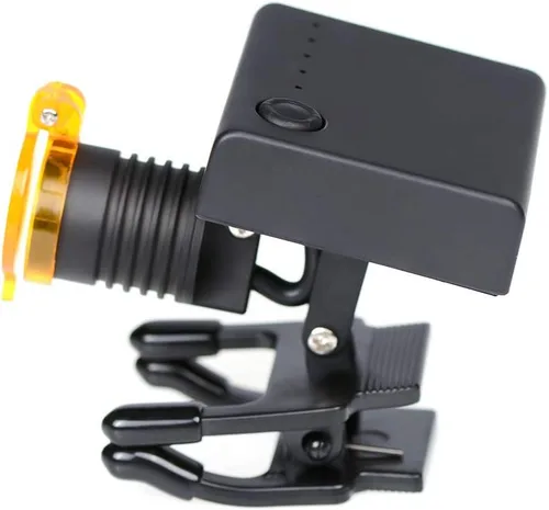 Miniatura 2 de NSKI Linterna frontal LED de 3 W con filtro, tipo clip de plástico para lupas