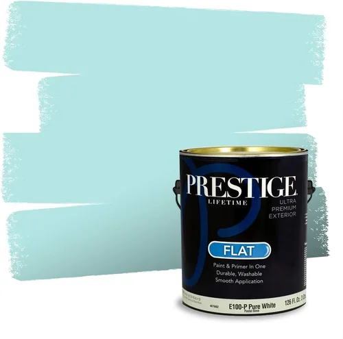Miniatura 947 de Pintura Exterior + imprimación PRESTIGE, todo-en-uno, 1 galón, acabado mate, color comparable al Valspar* Royal Gray* VS151-Gris real