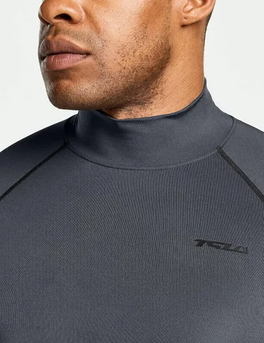 Miniatura 4 de TSLA - Paquete de 1 o 3 camisetas de compresión para hombre de manga larga con SPF 50 camiseta de entrenamiento deportiva de protección