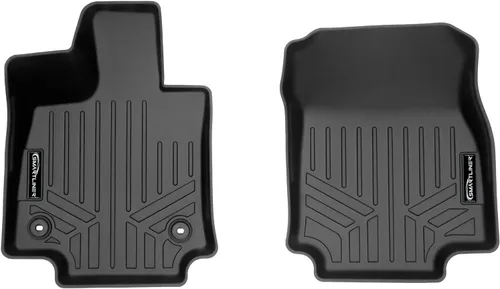 Miniatura 8 de SMARTLINER Alfombrillas de piso de ajuste personalizado, forro de segunda fila, color negro para Toyota Venza 2009-2015