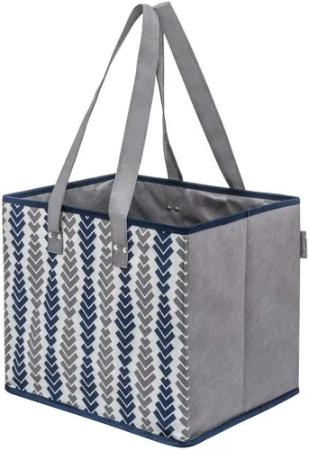Miniatura 2 de PLANET E Bolsas de compras plegables reutilizables con parte inferior reforzada (paquete de 2)