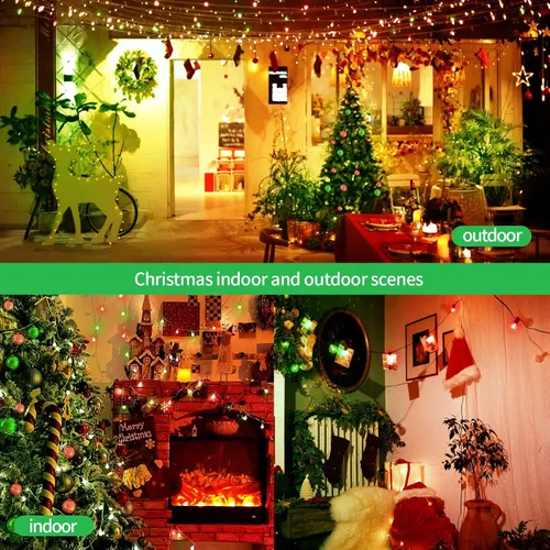 Miniatura 6 de Bombilla de luz roja, bombillas de luz verde, bombilla de color, 9W (equivalente a 6W), base E26 para decoración de Halloween, Navidad, fiesta, bar