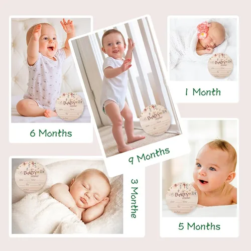 Miniatura 5 de Letrero de anuncio personalizado para recién nacido, letrero de anuncio de nombre de bebé para hospital, regalos de baby shower, para niñas recién