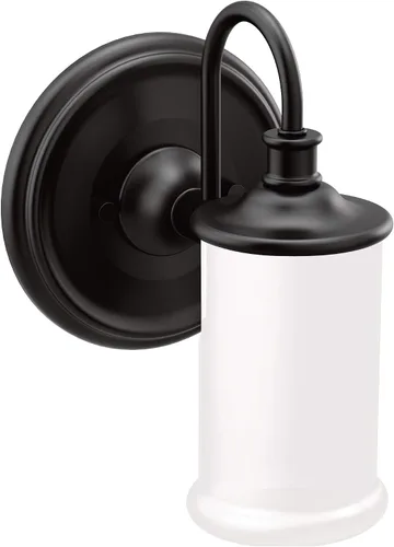 Miniatura 20 de Moen YB6461ORB Belfield - Accesorio de tocador de baño de doble montaje con 1 luz con vidrio esmerilado, bronce aceitado