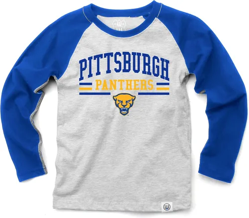 Miniatura 79 de Wes and Willy NCAA playera raglán de manga larga para niños