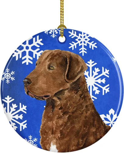 Miniatura 27 de Caroline's Treasures Cavalier Spaniel - Adorno de cerámica para colgar en el árbol de Navidad, para el hogar, Navidad, fiestas, regalo, 3 pulgadas