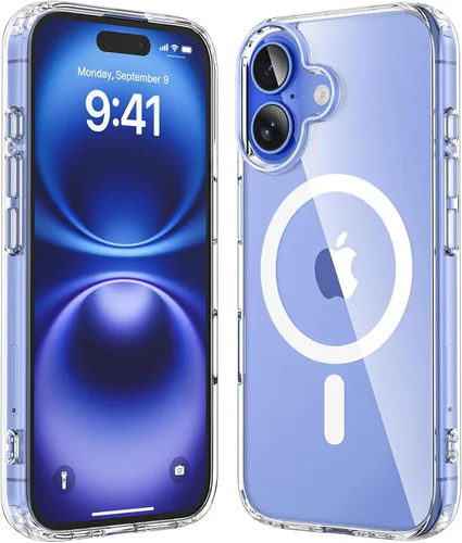 Miniatura 50 de SUCGLES Funda para iPhone 13 Pro Max con MagSafe, imán ultra fuerte N56, protección contra caídas de 12 pies, antiamarilleo, funda magnética