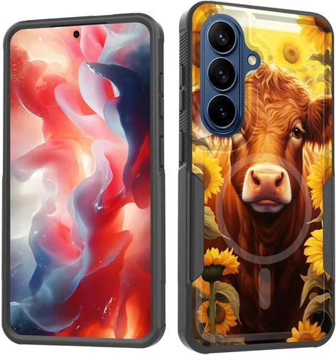 Miniatura 83 de Funda magnética para Galaxy A16 5G, [compatible con MagSafe] [protección contra caídas de grado militar] Funda resistente a prueba de golpes
