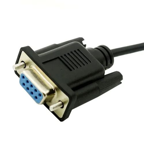 Miniatura 5 de Vanki 1 unids RS232 DB9 hembra a USB 2.0 A hembra adaptador de cable serie convertidor 8 pulgadas 9.8 in