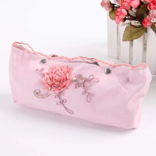 Miniatura 125 de Honeystore Sombrilla bordada con flor 3D plegable UV con encaje clásico