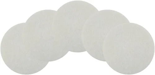 Miniatura 2 de Mercer Industries 45016W - Almohadillas de mantenimiento de piso blancas de 16" (paquete de 5)