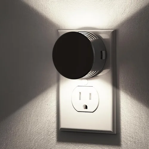 Miniatura 13 de Briignite - Luces nocturnas enchufables a la pared [paquete de 2], luz nocturna con sensor de crepúsculo a amanecer, brillo ajustable, 3000K blanco