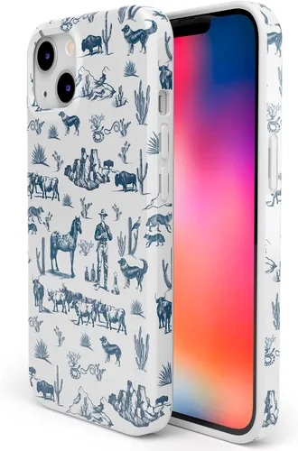 Miniatura 2 de Carcasa Casely para iPhone 13 Aventura en el Salvaje Oeste Desierto Compatible con MagSafe Diseño Clásico Ultra Delgado
