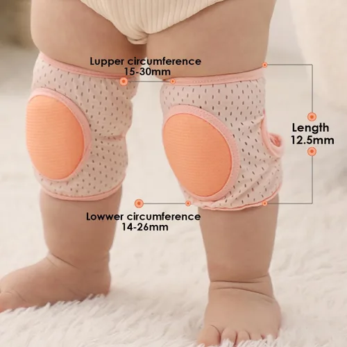 Miniatura 5 de SOFTMED - Rodilleras para gatear y gatear, rodilleras para bebé, ajustables, antideslizantes, transpirables para gatear niños pequeños (3 pares)