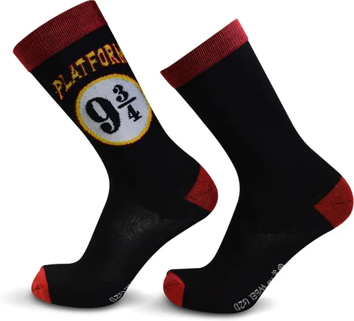 Miniatura 2 de Harry Potter Paquete de 2 calcetines Hogwarts Express Lightning Bolt de 9 34, Rojo