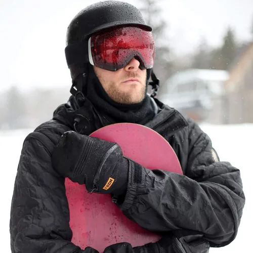 Miniatura 9 de FRDM Emerge - Manoplas de nieve para clima frío, impermeables, resistentes al viento, convertibles, para snowboard y esquí, motos de nieve