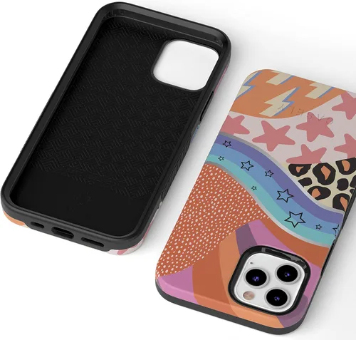 Miniatura 3 de Casely Funda para iPhone 11 Pro Max y I OOP Muestra mixta Diseño protector audaz