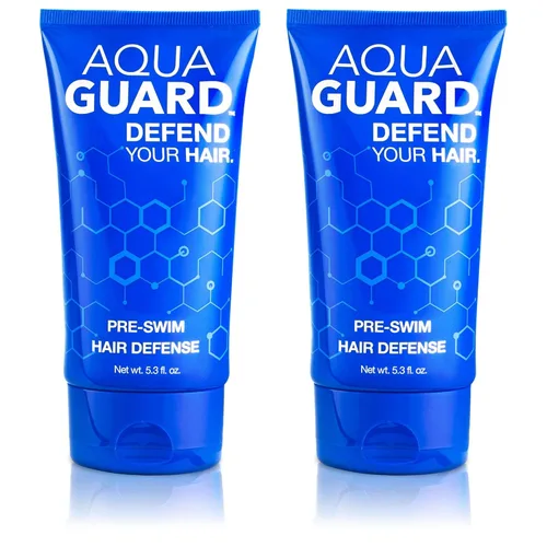 AQUA GUARD Protector de pelo pre natación | No más pelo de nadar | Evita los daños por cloro + Suaviza el cabello mientras nadas | Fabricado en