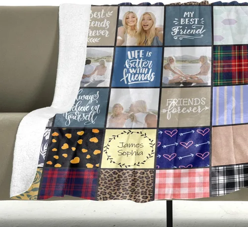 Miniatura 101 de Mantas personalizadas con foto, manta de fotos personalizada, mantas personalizadas con imagen, regalos personalizados para mujeres, hombres