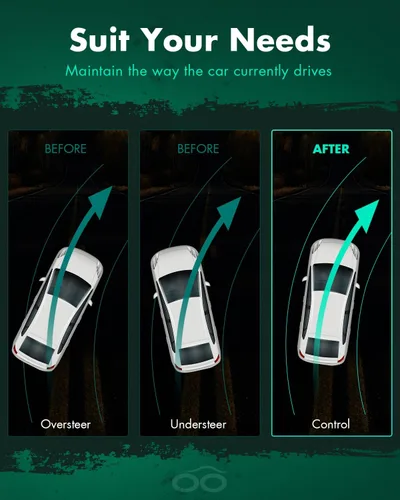 Miniatura 5 de SCITOO Suspensiones helicoidales Kits de amortiguadores amortiguadores de montaje amortiguadores para 2005-2010 para Chrysler 300/2009-2010