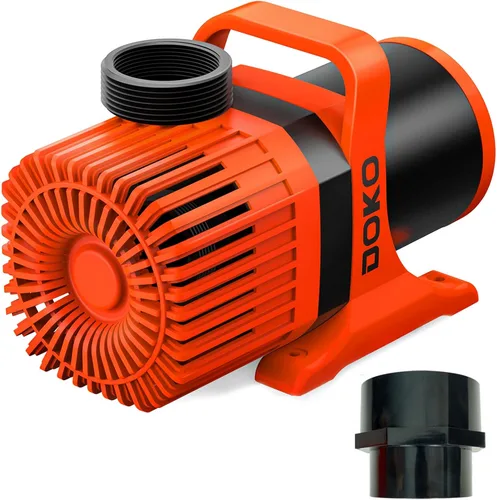 Miniatura 9 de DOKO Bomba de agua sumergible de 2600 GPH, bomba de estanque de alto flujo de 200 W con altura de elevación de 20 pies y cable de alimentación de 20