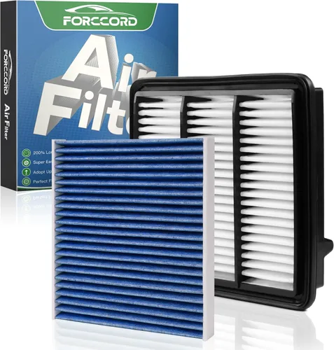 Miniatura 28 de Kit de filtro de aire de motor y de cabina Forccord Compatible con Honda Civic 1.5L 2016 2017 2018 2019 2020 2021 Filtro de cabina de carbón