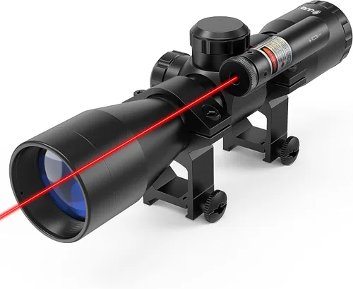 UUQ Tactical 4X32 Compact .223 .308 Scope Rangefinder Reticle/w 20mm Picatiny or 11mm Dovetail Ring Mounts