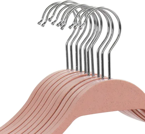 Miniatura 6 de Elama Home 20 piezas Perchas biodegradables en rosa (ELH-20)