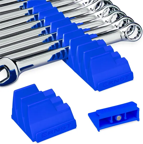 Miniatura 13 de Ernst Manufacturing Wrench Pro - Organizador modular de llaves para 40 herramientas con base magnética, fabricado en los Estados Unidos Negro