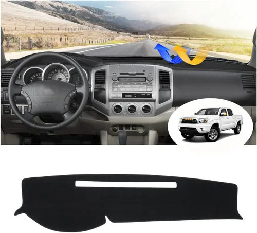 Miniatura 102 de FIILINES Cubierta para tablero Compatible con Mazda 3 2010-2013 Accesorios Tapete para tablero para Mazda 3 Accesorios Tapete para salpicadero