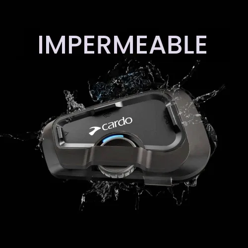 Miniatura 7 de Cardo Systems FREECOM 2X - Intercomunicador de 2 vías con conexión Bluetooth para motocicleta, color negro, paquete individual