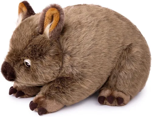 Tiny Heart Juguete de peluche de Wombat de simulación, 16.53 pulgadas, súper suave, realista, juguetes de peluche para niños, almohada de decoración