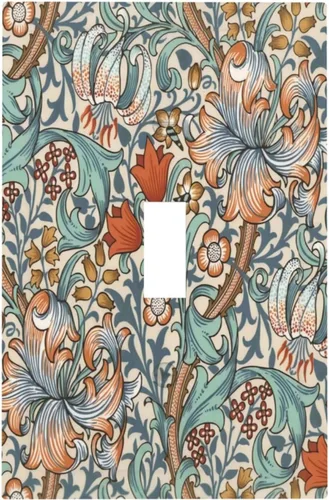 Miniatura 48 de Cubiertas Decorativas para Placas de Interruptor Bosque Primavera Hada Encantada País de las Maravillas Suelo Verde 2 Gang Cubierta de Interruptor