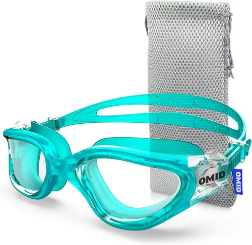 Miniatura 15 de OMID P2 Lite - Gafas de natación cómodas antivaho para hombres, mujeres, adultos y jóvenes Lente B2-azul Marco Blueblack